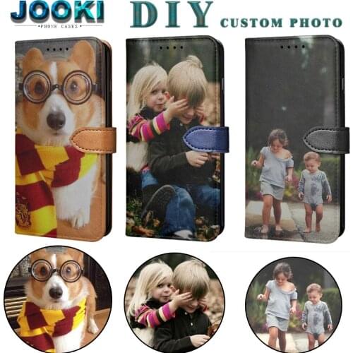 JOOKI Wallet Case For Samsung Galaxy A7 2018 Phone Cover Customized Picture Flip PU Leather For Samsung Galaxy A7 Fashion Bags