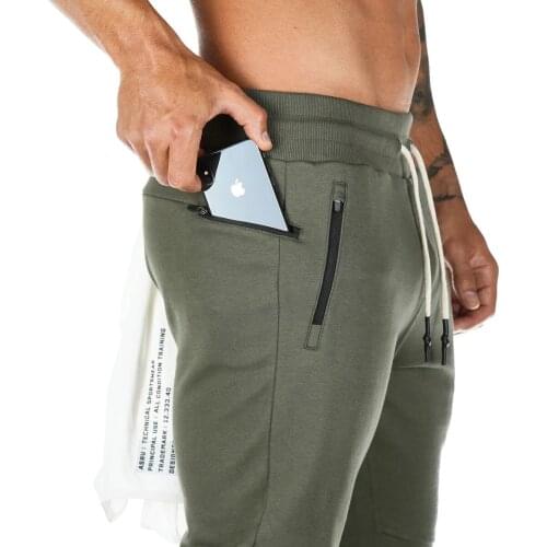 Joggers Sweatpants Male Casual Pants Solid Color Gyms Fitness Workout Clothes Pants Autumn Winter Male Crossfit Jogger Pants