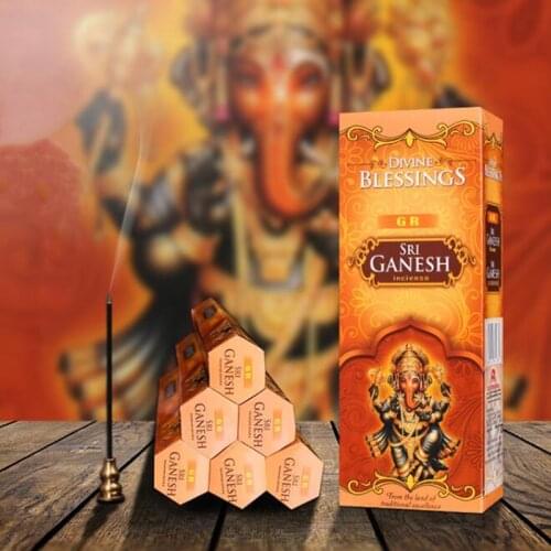 Aromatherapy Incense Stick Yoga Relax Smells Fragrant Scent Incenso Indoor Use Big Box SriGanesh India Imported Incense