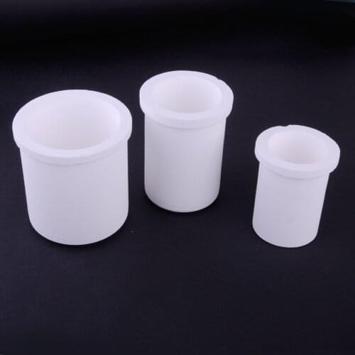 White Quartz Crucible Cup Casting Mold Mould For Melting Metal Gold Silver Scrap 1KG 2KG 3KG Tool Accessories