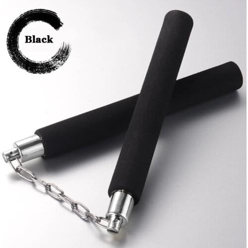 Sponge Nunchaku Foam Padded Colorful Nunchaku Rope Chains Plastic Pipe For Traning Kungfu Martial Arts