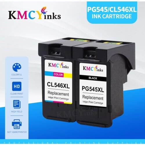 KMCYinks PG545 CL546 Ink Cartridge Replacement for Canon TS205 TS305 TS3150 TS3151 MG2400 MG2450 MG2455 MG2500 MG2540 Printer