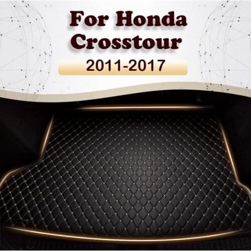 Car trunk mat for Honda Crosstour 2011 2012 2013 2014 2015 2016 2017 Cargo Liner Carpet Interior Parts Accessories Cover