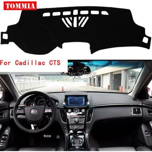 TOMMIA Interior Dashboard Cover Light Avoid Pad Photophobism Mat Sticker For Cadillac CTS