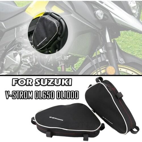 Motorcycle Bag For Suzuki V-Strom DL650 DL1000, For Givi ,For Kappa Waterproof Bag Tool Bag Frame Package Anti-collision Bar Bag