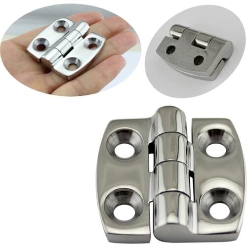 Stainless Steel Marine Hardware Door Butt Hinge Silver Cabinet Drawer Box Hinge Boat Accessories