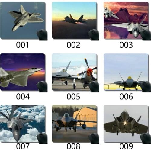 Non-Slip Rubber Gaming Mouse Pad,Military F-15 Aircraft Office Mouse Pad