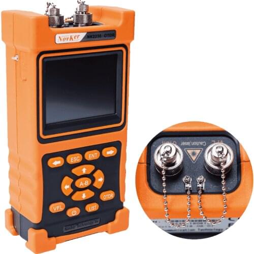 NK2230 OTDR Hand-held Optical Time Domain Reflectometer Tester NK2230-s1 Single-mode 30/29dB 1310nm/1550nm