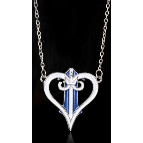 Kingdom Hearts Necklace for Women Pendant Choker Jewellery Necklaces for Teen Girls