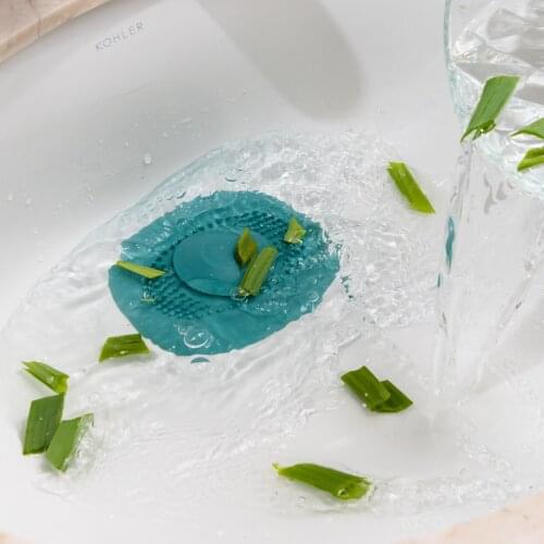 Sink Drain Strainer Hair Catchers Rubber Shower Bathtub Floor Filter Water Stopper Silicone Bathroom Kitchen Deodorant Plug