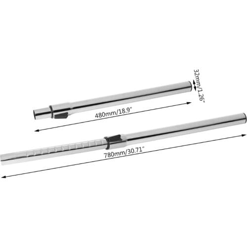 Adjustable Telescopic Tube Vacuum Cleaner Fitting Connecting Rod Diameter 32mm 4XFB