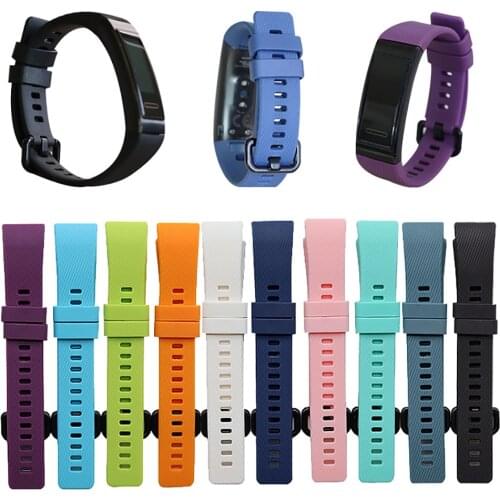 For Huawei Band 4 Pro Strap Soft Silicone Bracelet Watchband Sport Replacement Wrist Strap For Huawei 3/3 Pro Watch Accessories