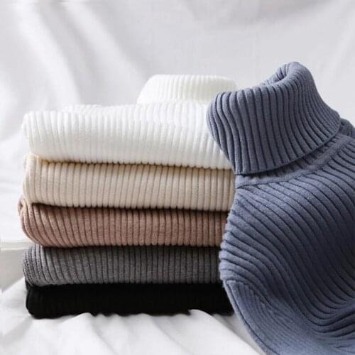 Luck A Winter Women Knitted Turtleneck Sweater Fall Casual Slim Sweaters Pullover Womens Long Sleeve Elasticity Sweater