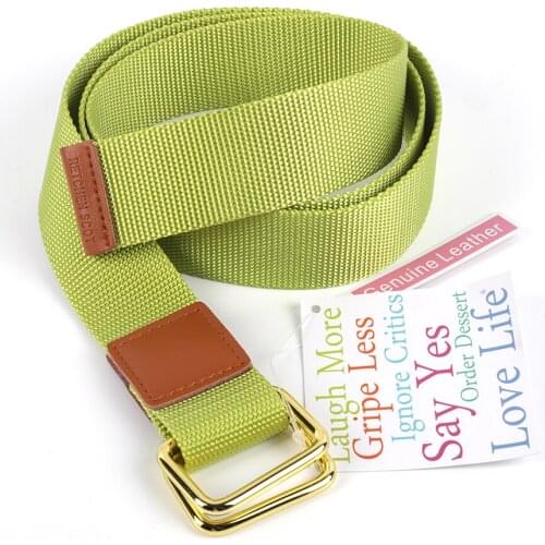High Quality Nylon Canvas Belt Ethnic Style Womens Fashion Jeans Decoration Men Casual Belt
