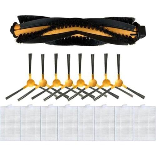 Vacuum Cleaners Parts Accessories For MOOSOO Robot RT30 RT40 RT50 Main Brush HEPA Filter Side Brush Kits Accessories