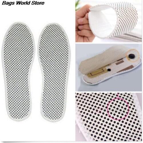 1Pair Winter Warm Tourmaline Self Heated Insoles Massage Feet Care Far Infrared Rays Insoles Foot Cushion Pads hot