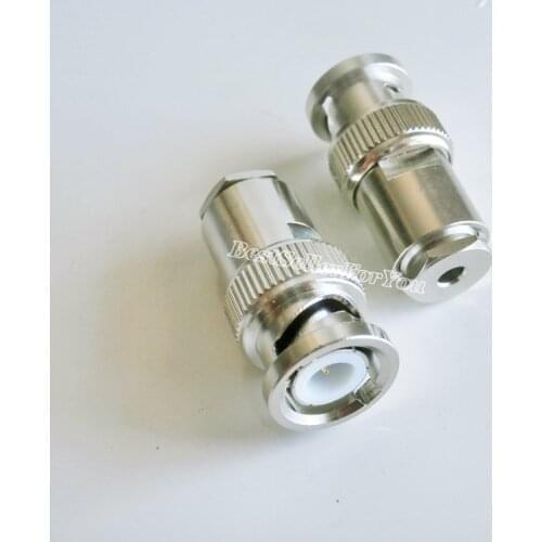 1Pcs BNC Male Plug Clamp For RG316 RG174 RG179 LMR100 Cable RF Coax Connector