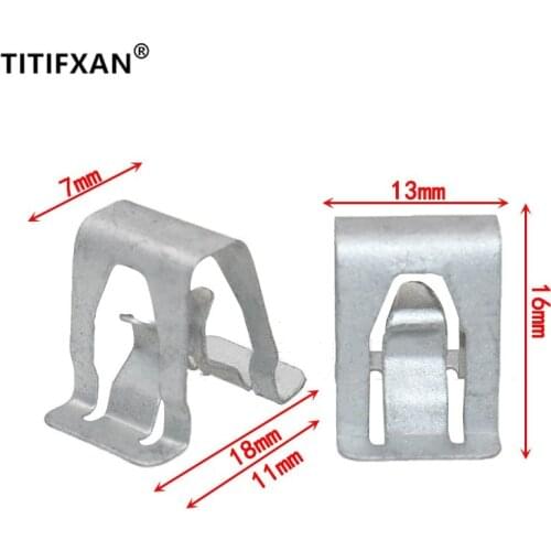 5PCS Car fuse box cover panel clips for VW Passat Magotan Golf Sagitar Bora Gran Lavida Gran Santana metal fasteners