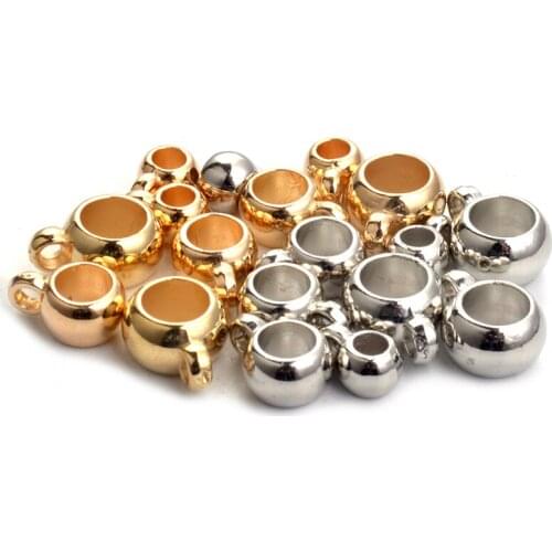 50pcs 6x9mm 8x11mm 10x13mm CCB Pendant Clip Clasp Bail Beads Acrylic Spacer Beads For Jewelry Making DIY Bracelet Necklace