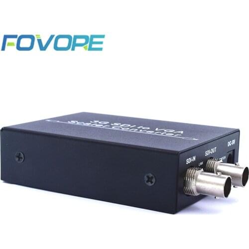 3G SDI to VGA+SDI Scaler HD 3G SDI Video Adapter Converter for Video Stream