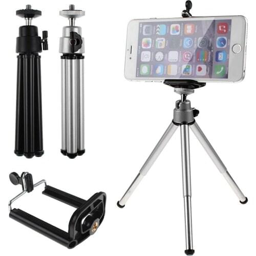 Mini Tripod Holder Stand Adjustable For Camera Mobile Phone Video Projector Floor Support Foot Flexible Small Beamber Bracket