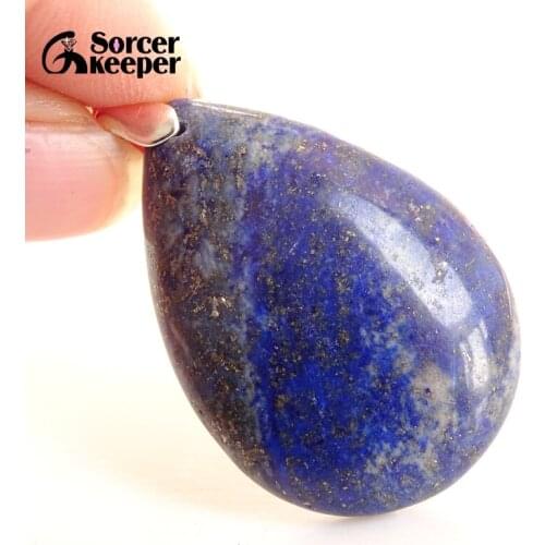 Mens Bijoux Blue Lapis Lazuli Beads Necklaces & Pendants Natural Stones Beads for Jewelry Making Accessories Womens Gift BF221