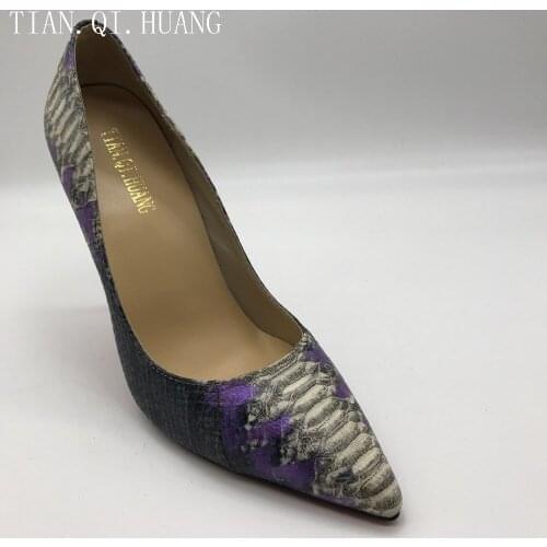 New Style Women Genuine leather Pumps Fashion Design High Heels Shoes High Quality Casual Shoes