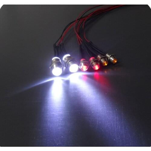 RC Toy car lamp remote control model car general headlights DIY modified lights fuel / electric model car lights LED Accessories