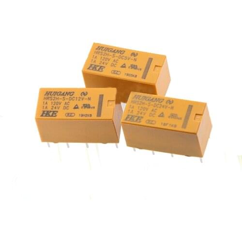 HOT NEW HRS2H-S-DC5V-N HRS2H-S-DC12V-N HRS2H-S-DC24V-N HRS2H S DC5V DC12V DC24V N 5V 12V 24V relay 5VDC 12VDC 24VDC 1A 8PIN