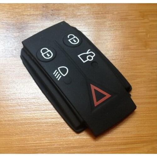 Replacement Button Rubber Pad For Jaguar X S E F TYPE XJ XK XF XKR Smart Remote Key 5 Button/4+1 Button