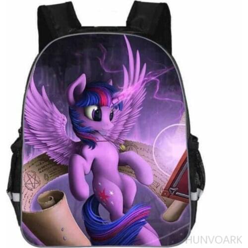 Baby Schoolbag 3D Print Cartoon Pony girls Kids School bags Child Backpacks Kids Satchel Mochila Infantil bags support costomze