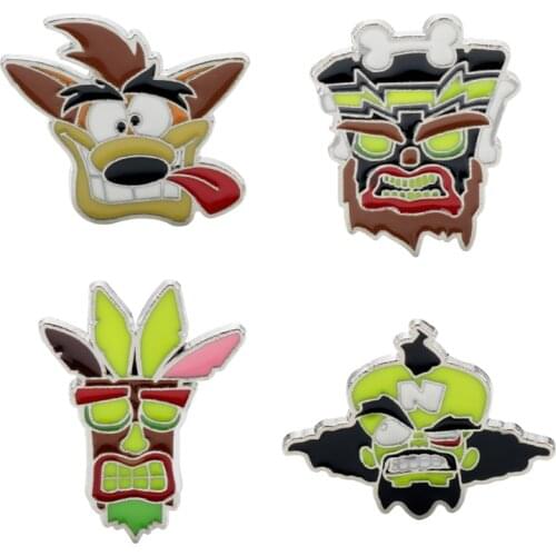 Unisex Brooch Enamel Pin Creative Jewelry Cartoon Figure Badges Brooches pins Trinket Gift