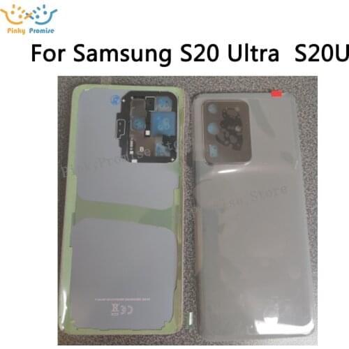 Back Glass Replacement For Samsung Galaxy S20 Ultra S20U G988F G988DS Battery Cover Rear Door Housing Case