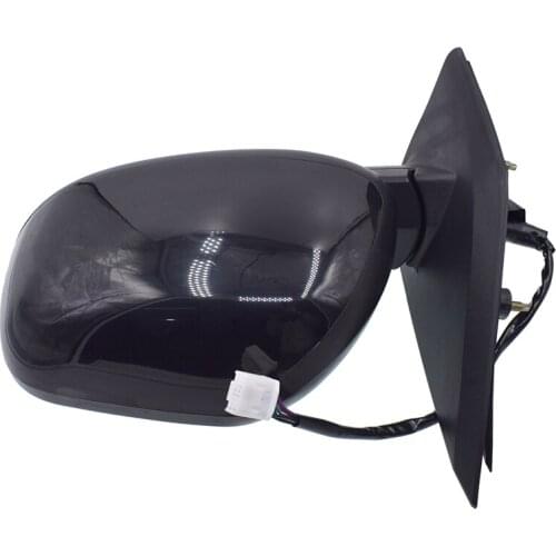 7 Wires Black Door Review Mirror Assy 2PCS Without Lamp for Mitsubishi Outlander 2006-2012 ASX Sport GA2W GA3W 7632B442 7632B441