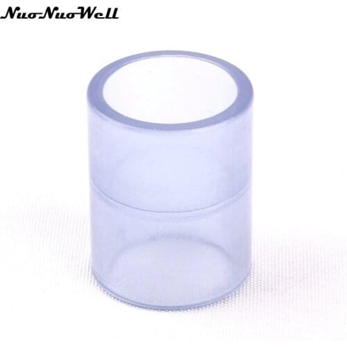 1pcs NuoNuoWell Transparent Plastic UPVC 25mm Hose Straight Connector for Garden Irrigation Watering Aquarium Pipe/Tube Parts