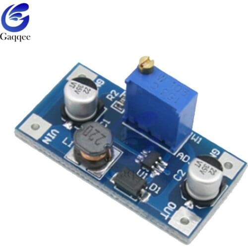 5Pcs/Lot SX1308 Step Up Power Module DC-DC 2-24V to 2-28V Adjustable Step Up Boost Converter 2A