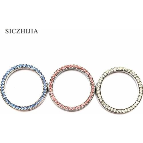 Car one button start button button decorative ring for Volkswagen POLO Tiguan Passat Golf EOS Scirocco Bora Touran Beetle CC