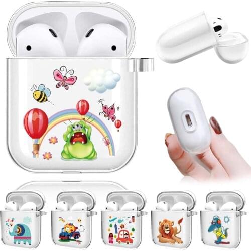 Apple Airpods 1/2 Wireless Case Bluetooth Earphone Case Original for AirPods New Soft Silicone Cute Cover Protective Box Case