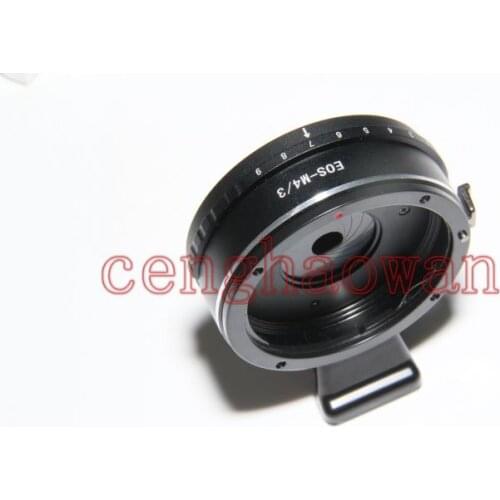EF Lens to Micro M4/3 Adapter ring built in Aperture with tripod for G3 GH1 gh4 GF1 GF3 gf5 E-PL3 EPL5 EM5 EM1 EM10 camera