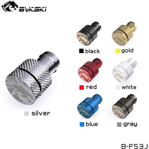 Bykski G1/4 Fittings For 10x13,10x16mm Hose Tube Water Pulg Water Cooling Computer Fittings Black ,Silver,White,Gold,B-FS3J
