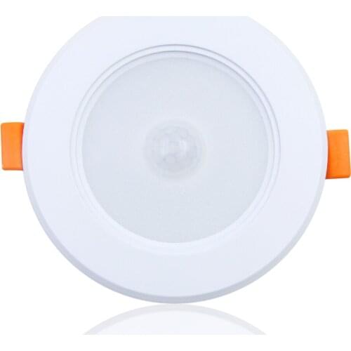 DONWEI IR Motion Sensor 5W LED Downlight Night Auto ON / OFF Spot Llights for Living Room Kitchen Hallway Stairs Basement