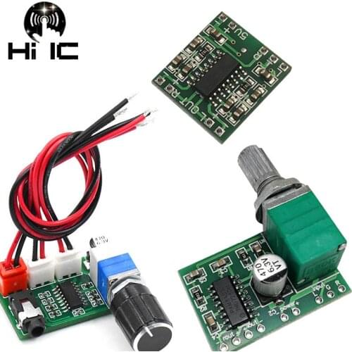Miniature Class D PAM8403 DC 5V Power Digital Audio Amplifier Board Module 2 Channel 2*3W USB Power