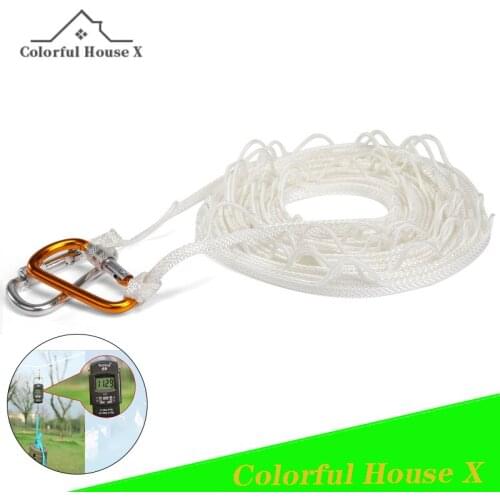 Multifunctional Nylon Clothesline Portable Travel Free Punch Clothesline Outdoor Hanging Clothes Windproof And Anti-Skid Rope