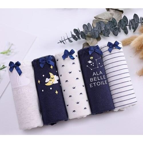 Free shipping 5pcs/lot New constellation theme ladies underwear girls cotton briefs breathable panteis hot underwear AM5284