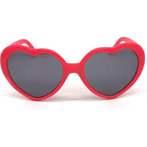 Magic Love Special Effect Glasses Girls Gift Sunglasses Light Source to Love Romantic Love Glasses
