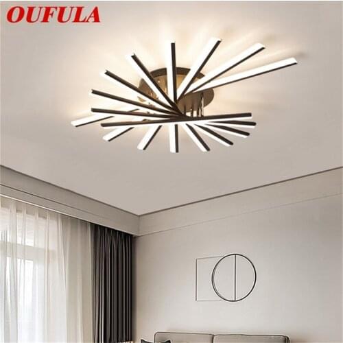 OUFULA Nordic Ceiling Lights Modern LED Creative Lamps Home Fixtures For Living Dinning Room