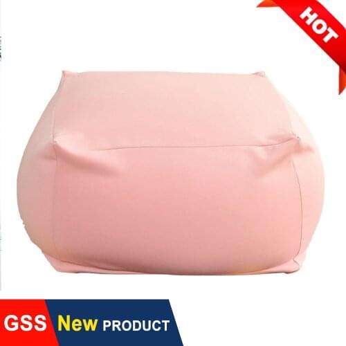 Dropshipping Big Square Bean Bag Chair Without Filling Comfy Ottoman Pouf Couch Adults Kids Lazy Sofa Beanbag Recliner Footstool