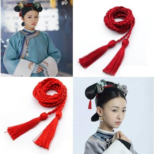 New arrival 8 colors ring hair rope hair band accessories for women vintage hair accessories hair decoration rope