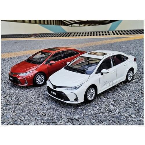 1/18 For ALL NEW Toyota Corolla 2019 Diecast Car Model Kids Boy Gifts gift Collection Display Red/White Metal,Plastic,Rubber