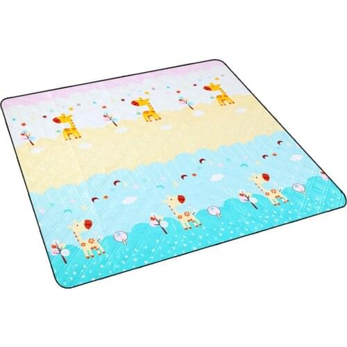 200*150cm Large Picnic Blanket Outdoor Picnic Beach Mat Foldable Camping Mat Waterproof Beach Blanket Camping Bed Sleeping Pad